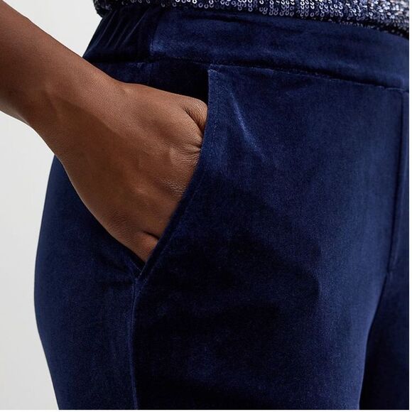 Draper James Velvet Ankle Pants- Size XXL - Picture 10 of 10